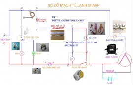 SƠ ĐỒ MẠCH ĐIỆN TỦ LẠNH SHARP