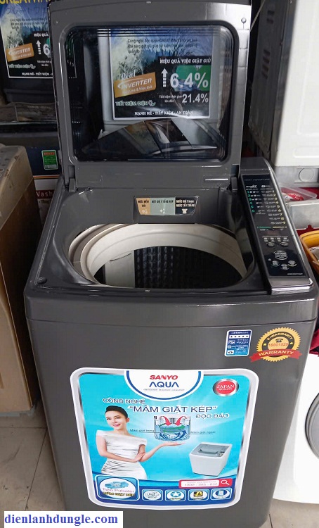 MÁY GIẶT CŨ AQUA INVERTER 11,5KG