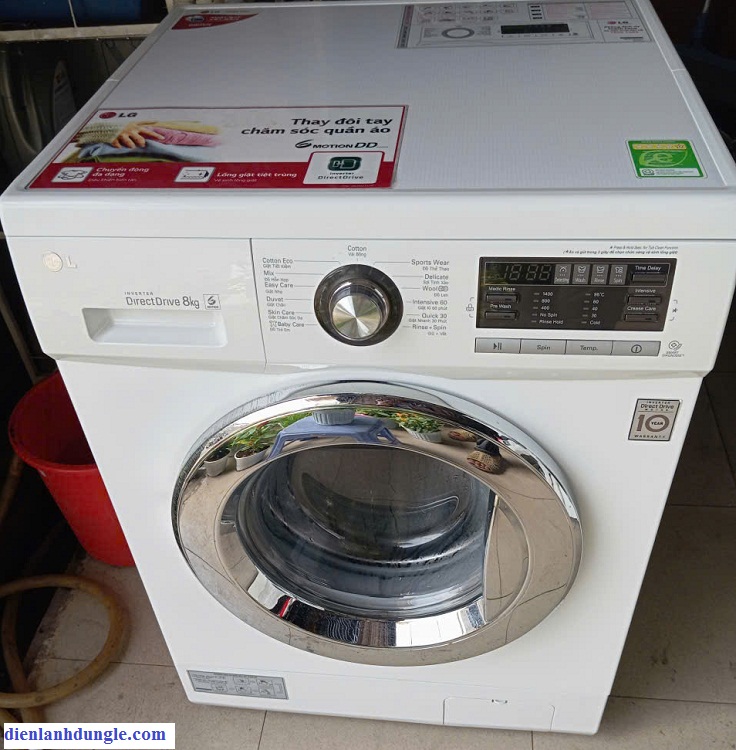 MÁY GIẶT CŨ LG 8KG - INVERTER